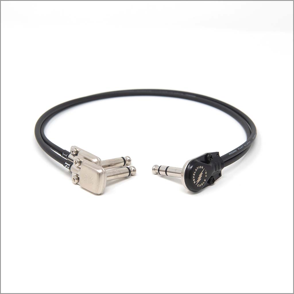 expression pedal trs cable TRS to Dual TS Patch Cable – Flower Pedals